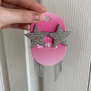 Silver Star earrings